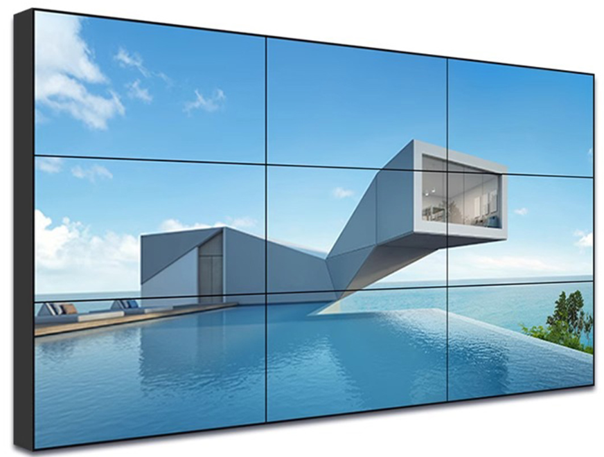 55-inch LCD video wall panel with 1.7 mm combined bezel