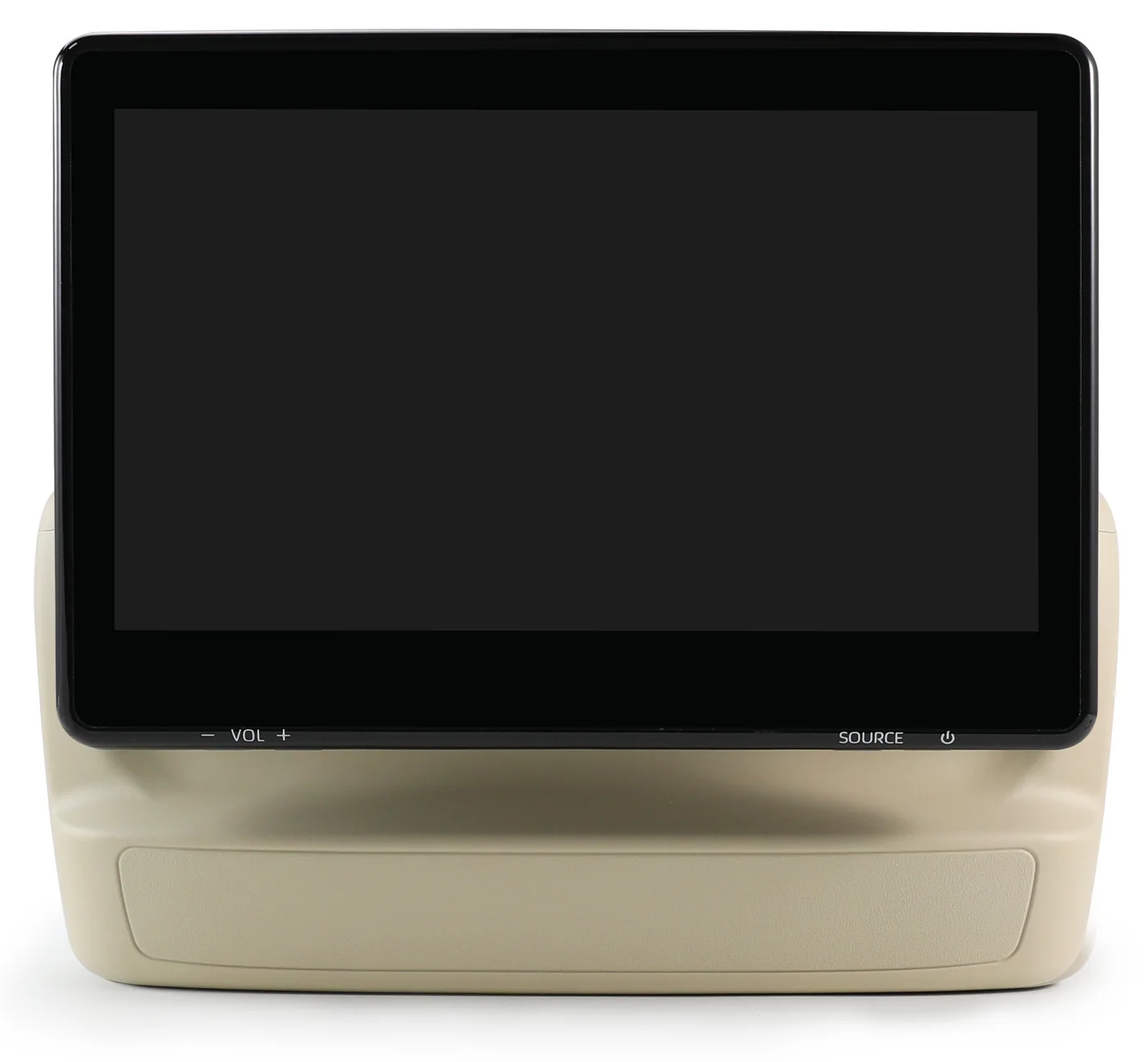 Beige trim. Matched to the lighter interior.