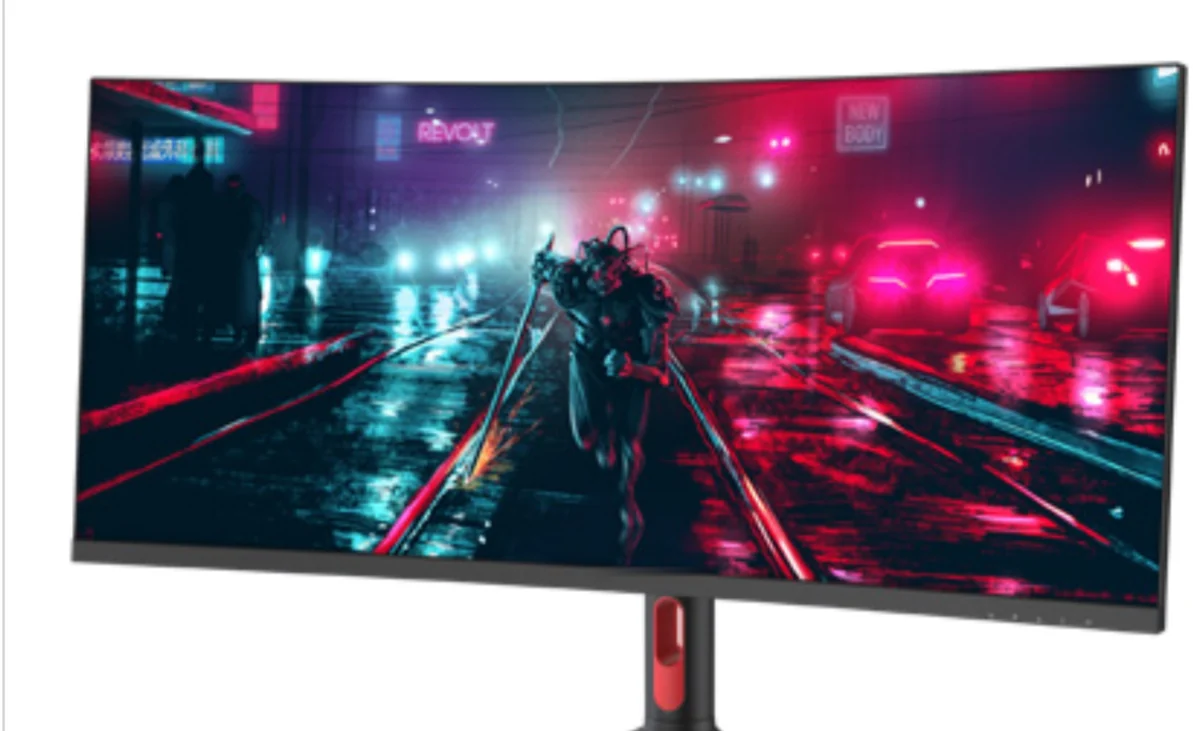 M34HWW-ST, 34-inch curved ultrawide Mini-LED monitor with 756 dimming zones.
